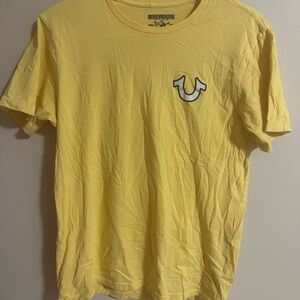 True Religion Bright Yellow Tee